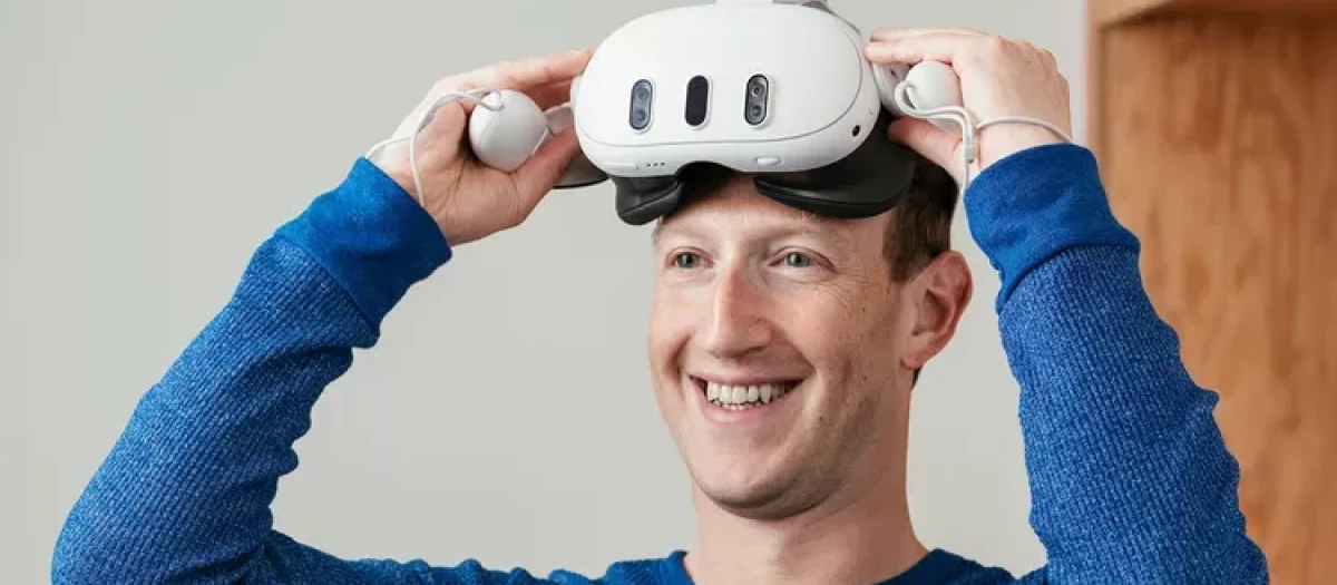 Mark Zuckerberg con las Quest 3