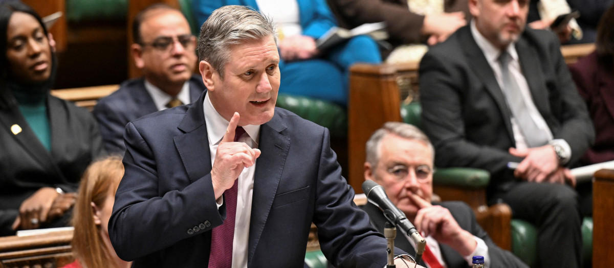 El líder laborista británico, sir Keir Starmer