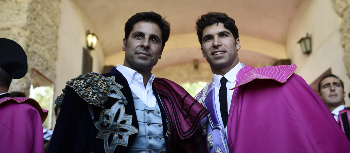 Los toreros Francisco y Cayetano Rivera Ordóñez