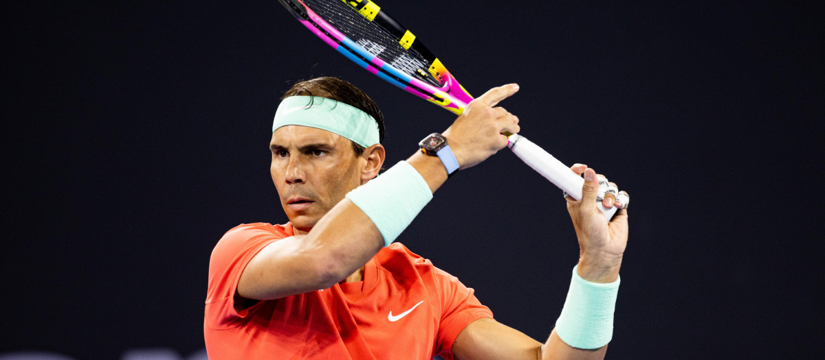 Rafael Nadal during Brisbane international
2nd January 2024