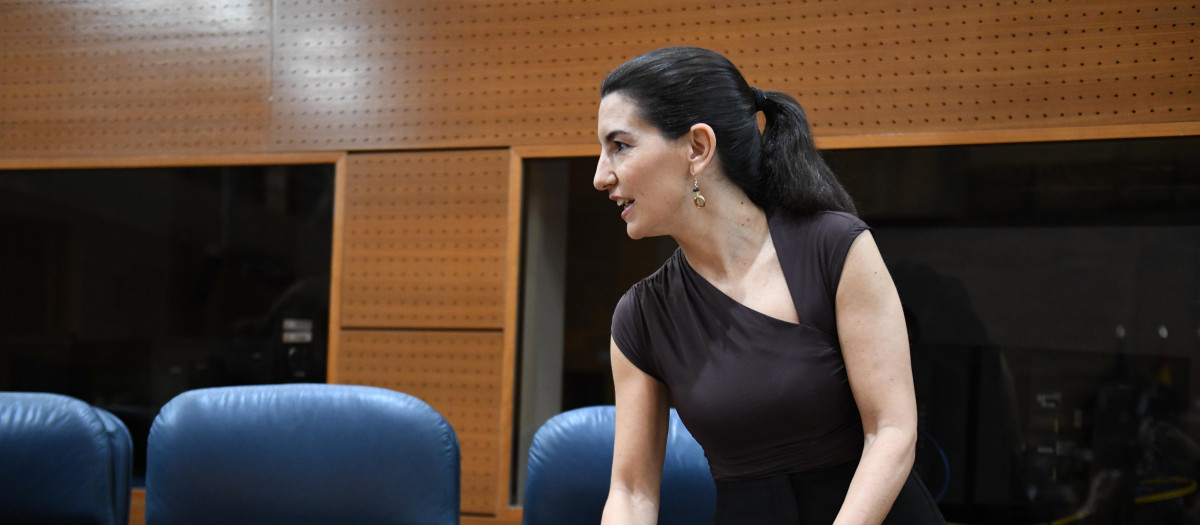 La portavoz de VOX en la Asamblea de Madrid, Rocío Monasterio.