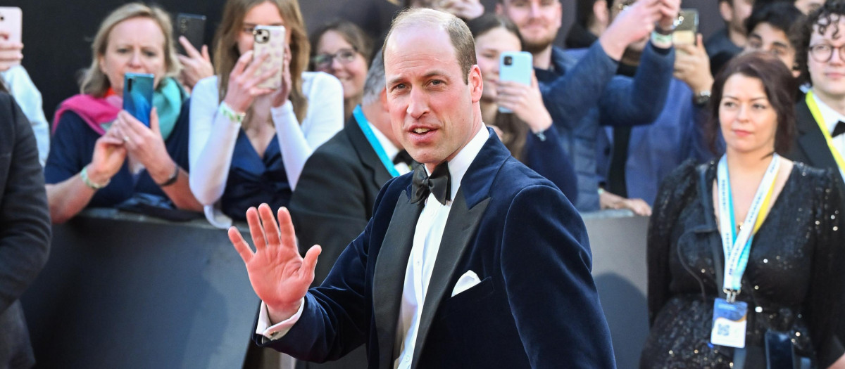 Príncipe Guillermo, llegando al Royal Albert Hall
