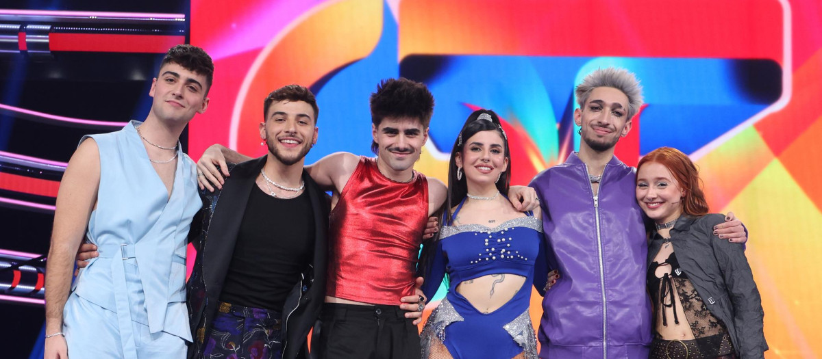 Juanjo, Lucas, Martín, Naiara, Paul y Ruslana, los seis finalistas de Operación Triunfo