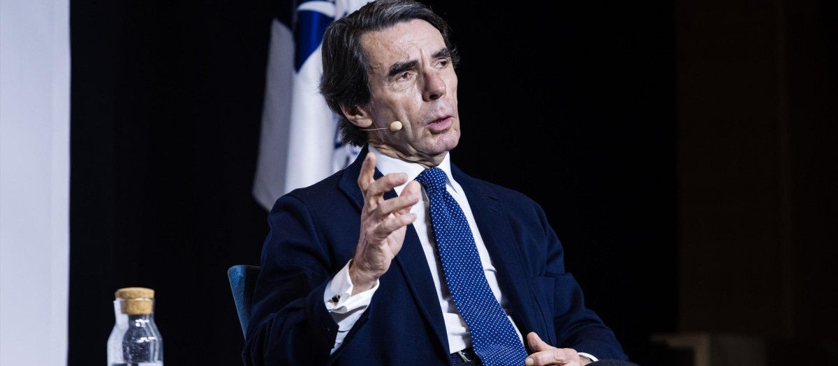 El expresidente del Gobierno José María Aznar