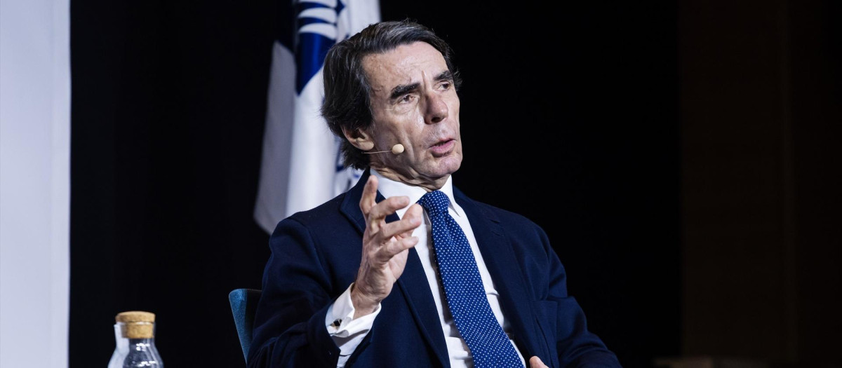 El expresidente del Gobierno José María Aznar