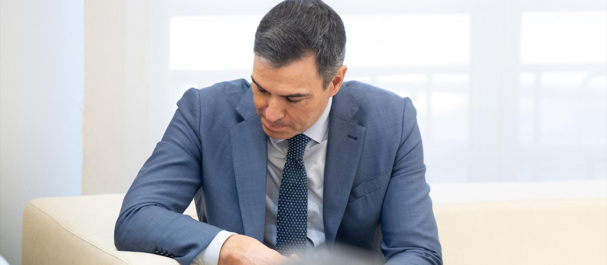 El presidente del Gobierno, Pedro Sánchez