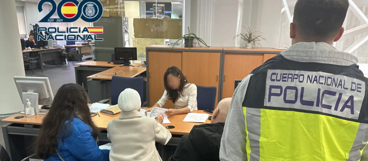 La Policía Nacional ha detenido a siete personas por falsificar documentos para obtener la residencia temporal en España