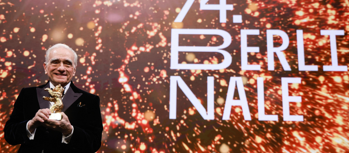 Scorsese recibió el Oso de Oro en el Festival Internacional de Cine de Berlín