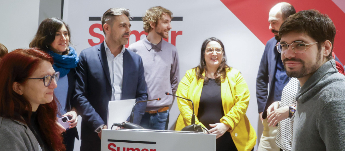 Miembros de Sumar Mugimendua en una imagen reciente