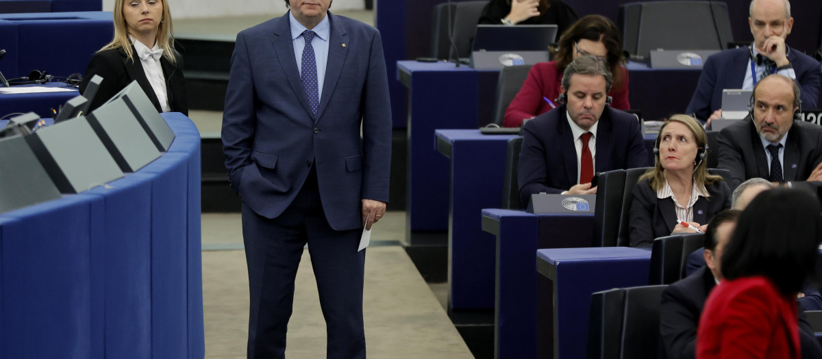 Carles Puigdemont en Bruselas