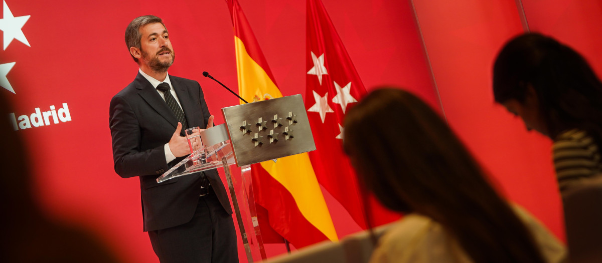 El portavoz del Gobierno de Madrid, Miguel Ángel García.