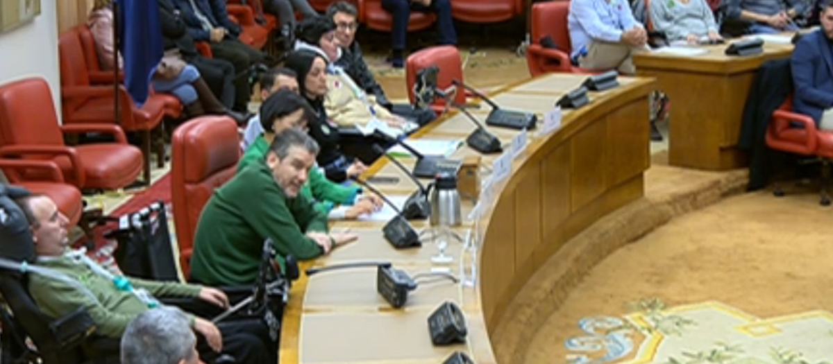 Unzué y los enfermos de ELA, en el Congreso