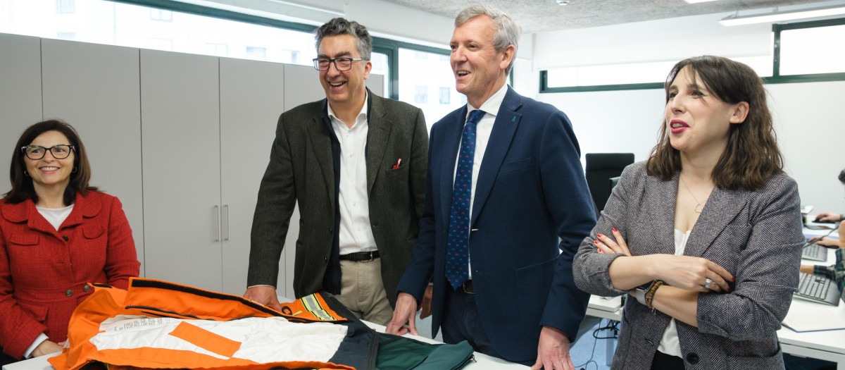 Rueda visita las instalaciones de la empresa Partenon