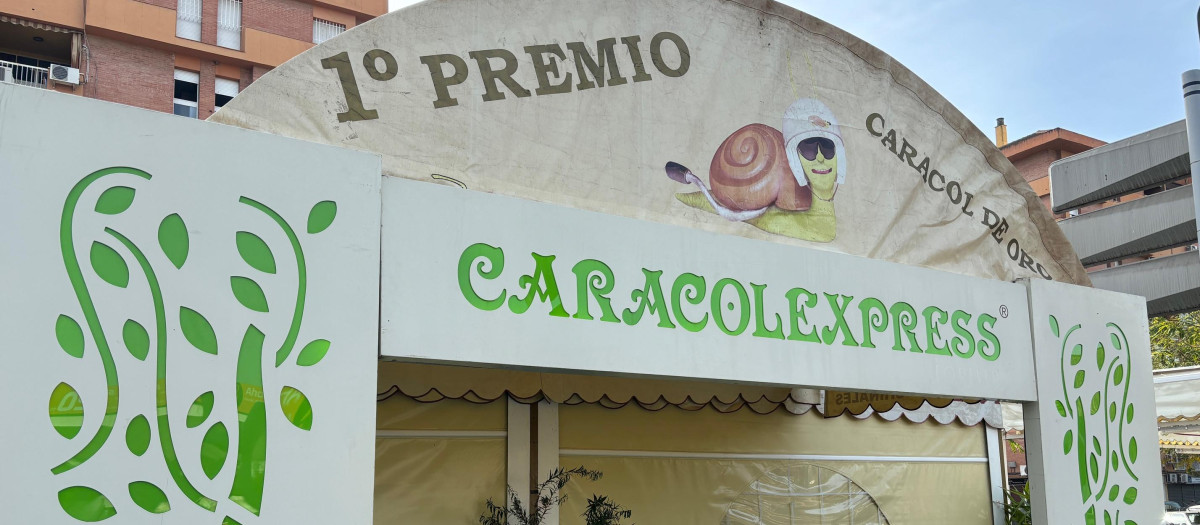 Puesto Caracoles Express, en la zona de Levante