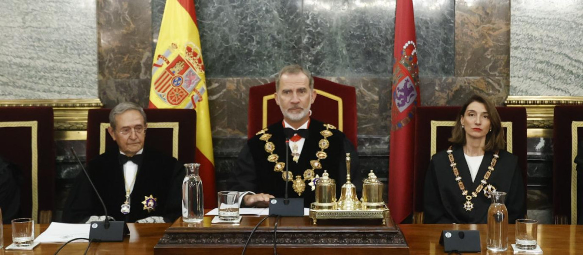 El Rey, en la apertura del Año Judicial en la sede del Tribunal Supremo