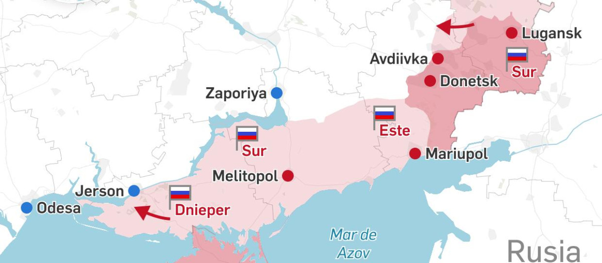 Situación de la invasión Rusa de Ucrania en el segundo aniversario