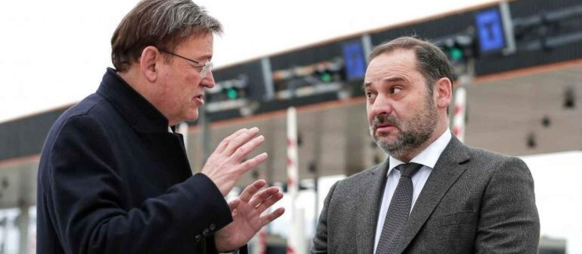 Ximo Puig y José Luis Ábalos, en una imagen de archivo