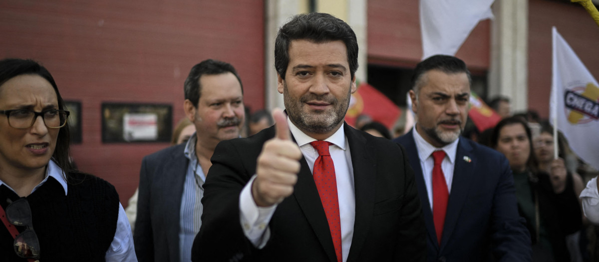 André Ventura, del partido Chega, podría tener la llave de un futuro gobierno de derecha en Portugal