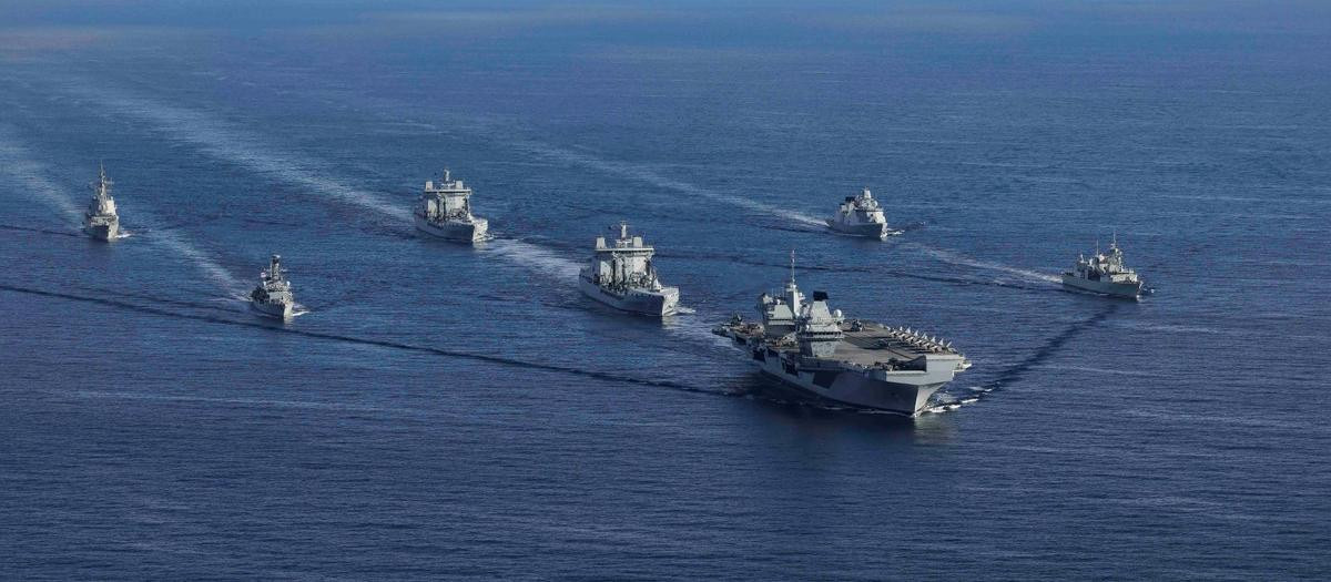 Grupo de combate del portaaviones HMS Prince of Wales
