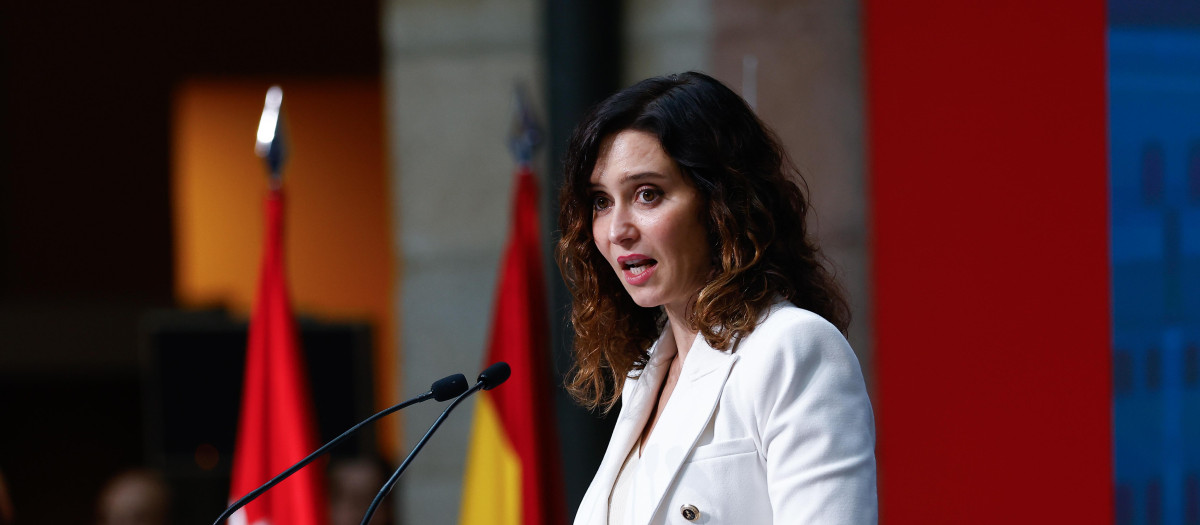 La presidenta de la Comunidad de Madrid, Isabel Díaz Ayuso
