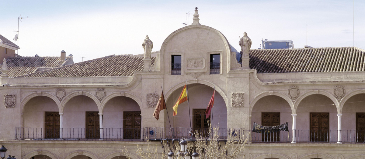 Plaza de España en Lorca (Murcia)
