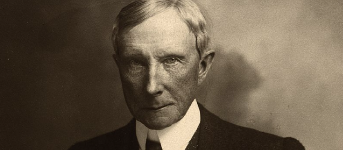 El magnate del petróleo John. D. Rockefeller, en 1914