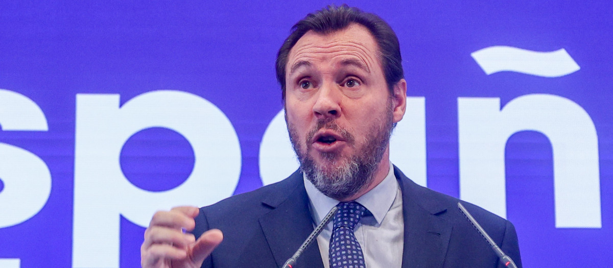 El ministro de Transportes y Movilidad Sostenible, Óscar Puente