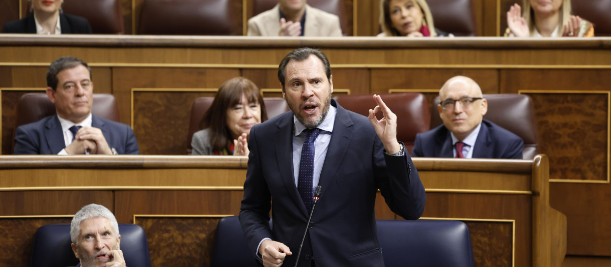 El ministro de Transportes, Óscar Puente