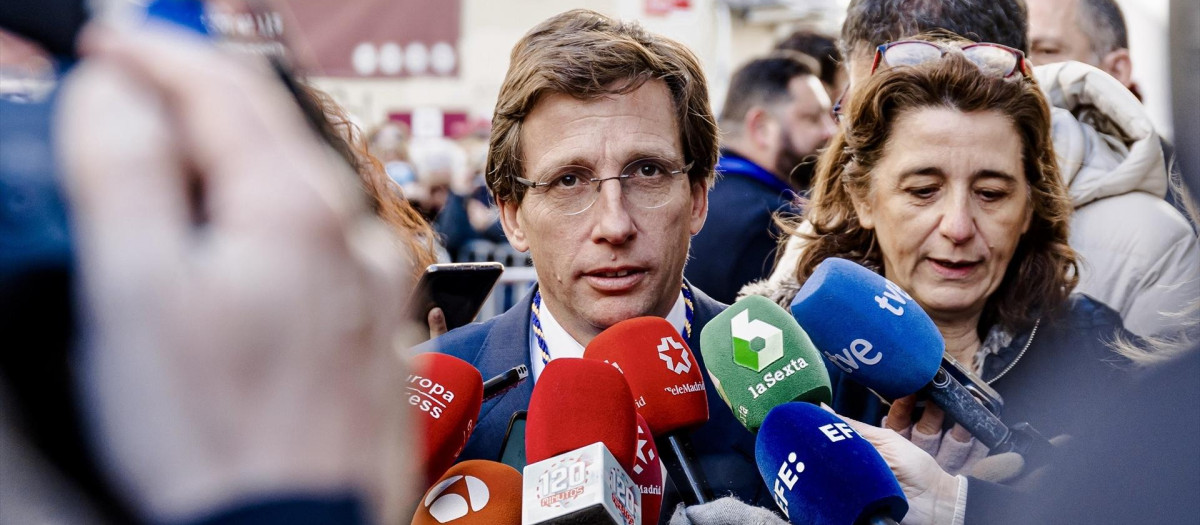 El alcalde de Madrid, José Luis Martínez-Almeida