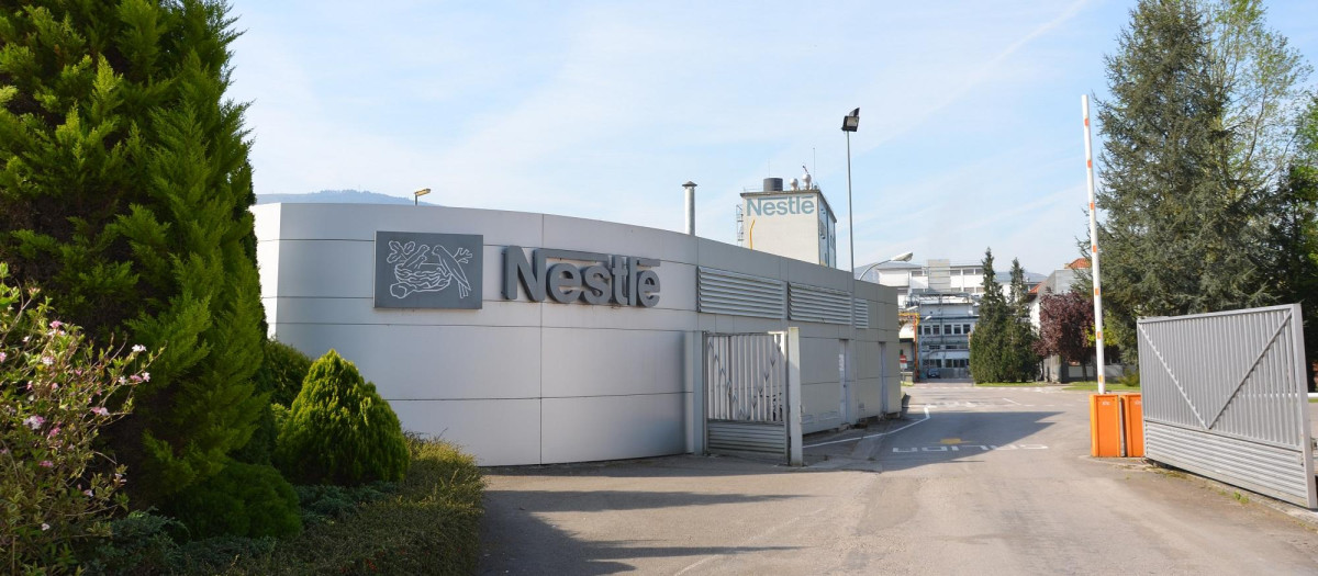 La fábrica de Nestlé.