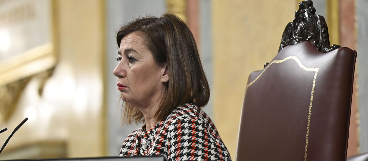 La presidenta del Congreso, Francina Armengol