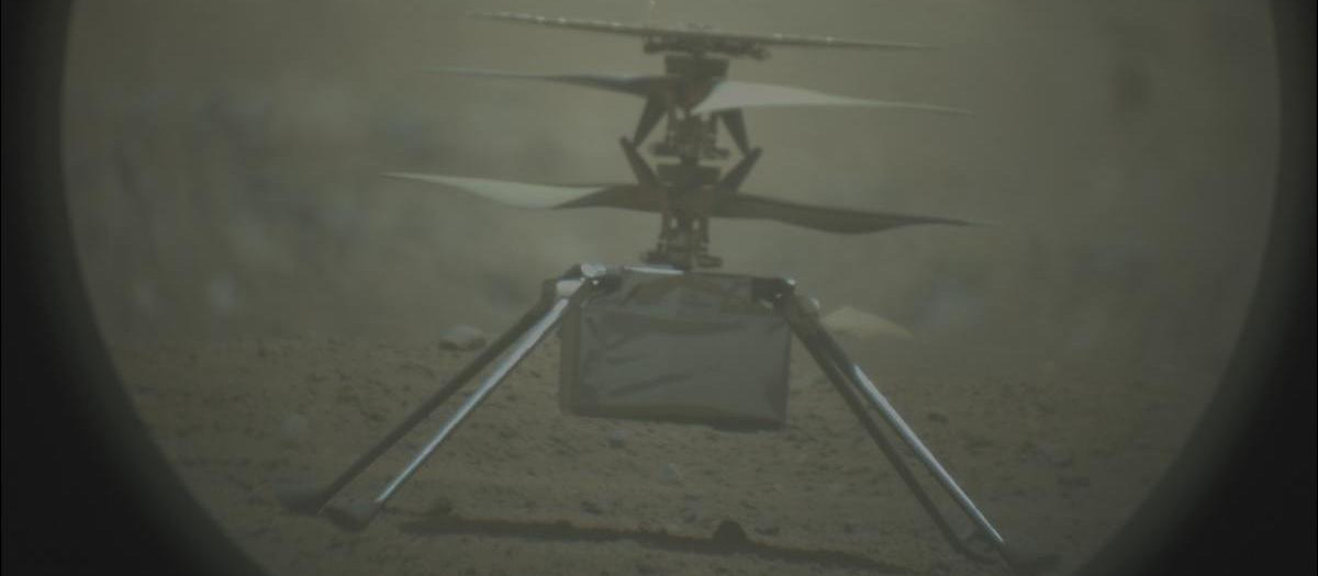 El helicóptero Ingenuity en Marte