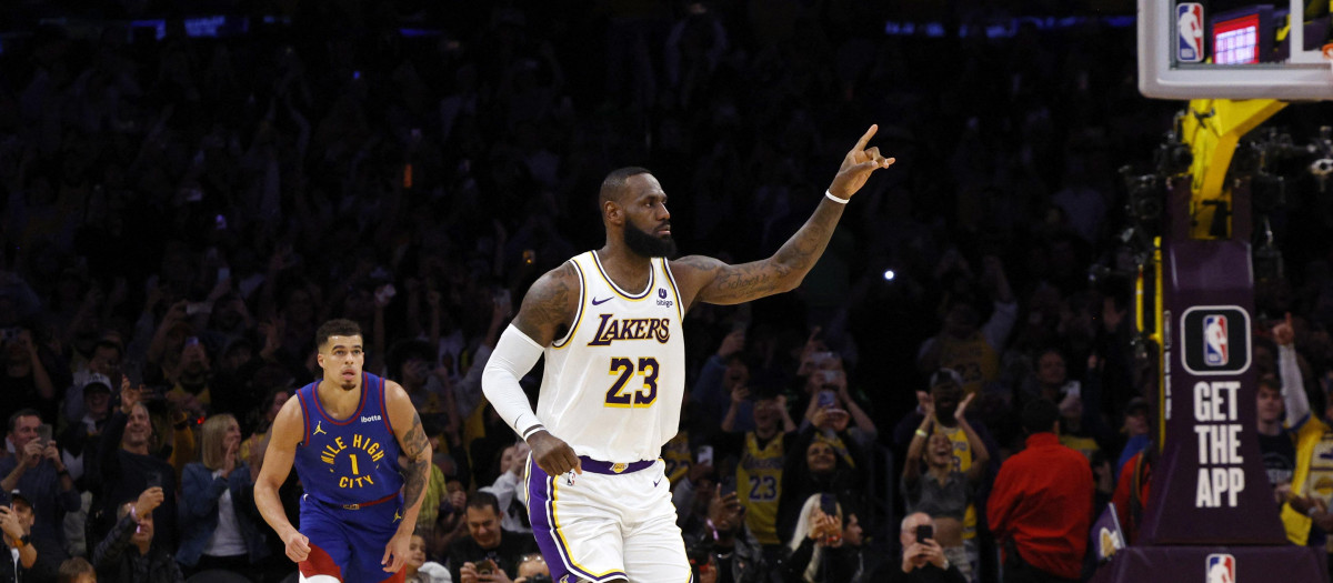 LeBron James es el máximo anotador histórico en la NBA