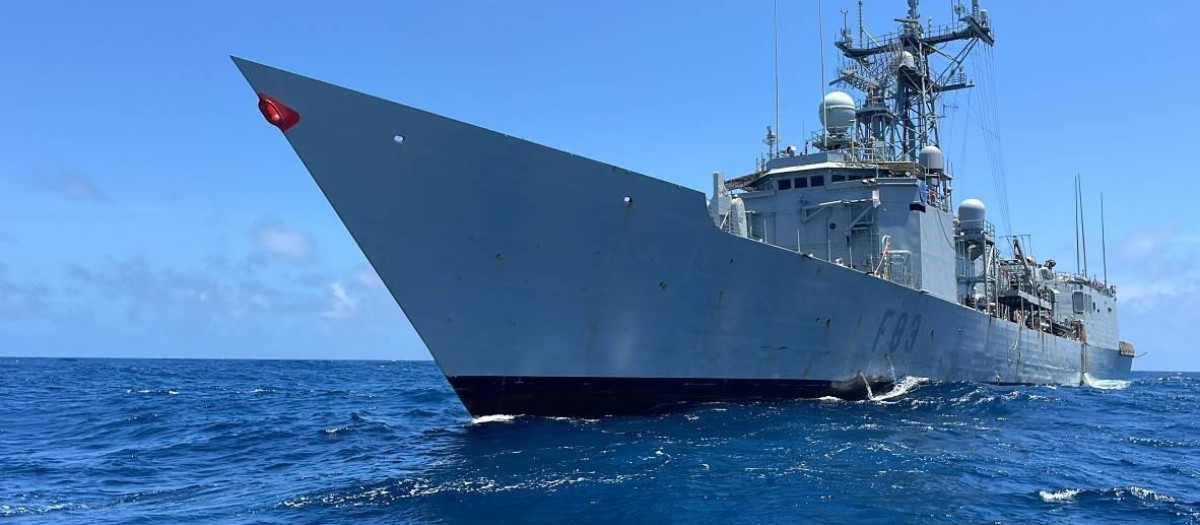 Uno de los barcos participantes en la 'Operación Atalanta'