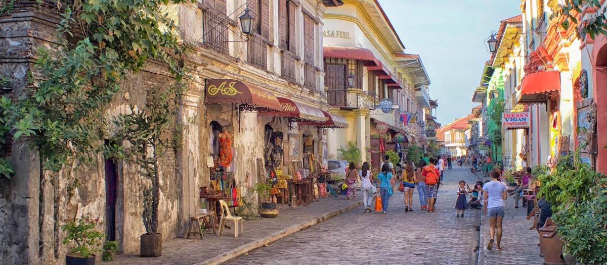 Calle Crisologo, Vigan, Filipinas