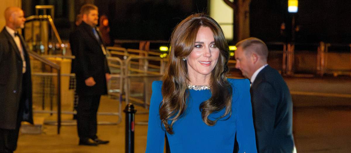 Kate Middleton, Princess of Wales attending the Royal Variety Performance at the Royal AlbertHall in London