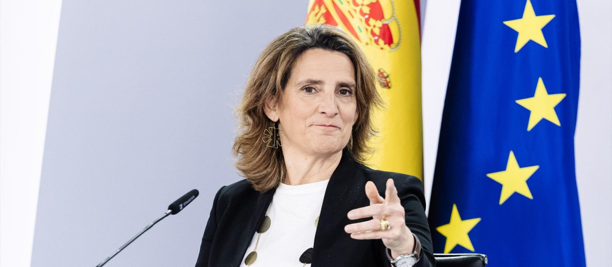La vicepresidenta tercera y ministra para la Transición Ecológica y el Reto Demográfico, Teresa Ribera