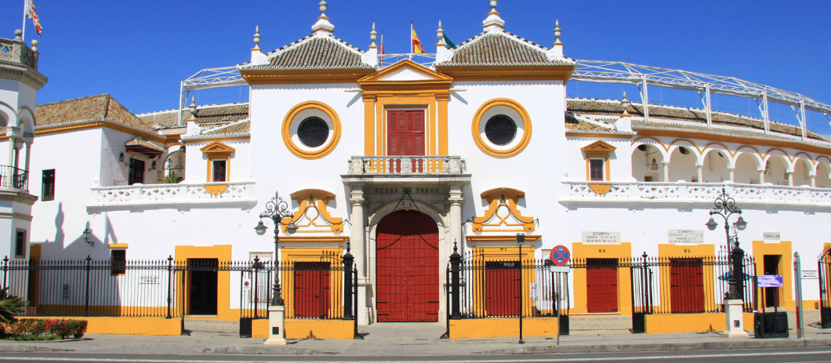 Exterior de la Plaza de Toros de la Real Maestranza de Sevilla