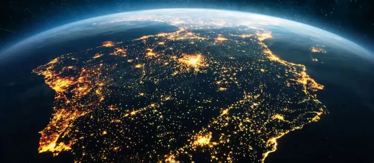 La Península Ibérica, vista desde el espacio