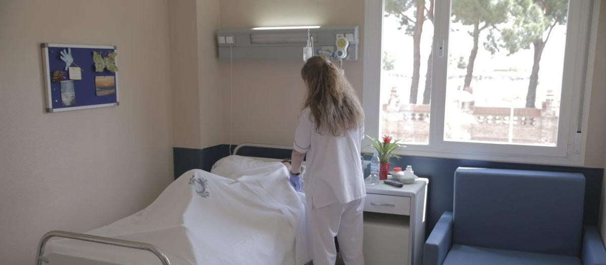 habitación del Hospital Fundación San José