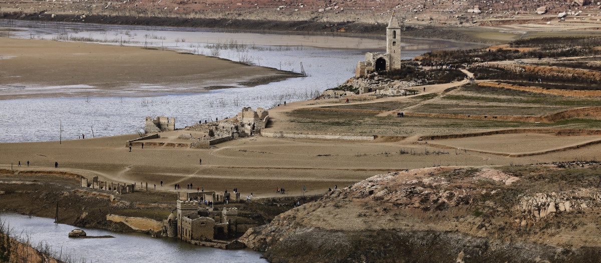 El pantano de Sau está en mínimos históricos
