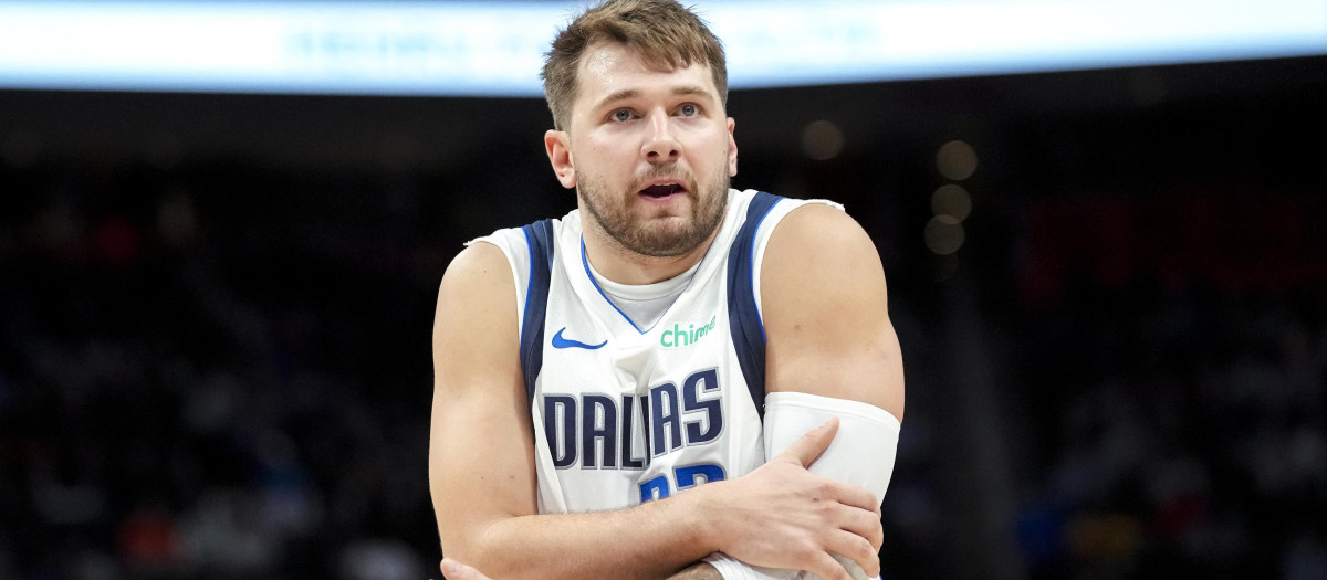 Luka Doncic volvió a hacer un triple-doble contra Detroit Pistons