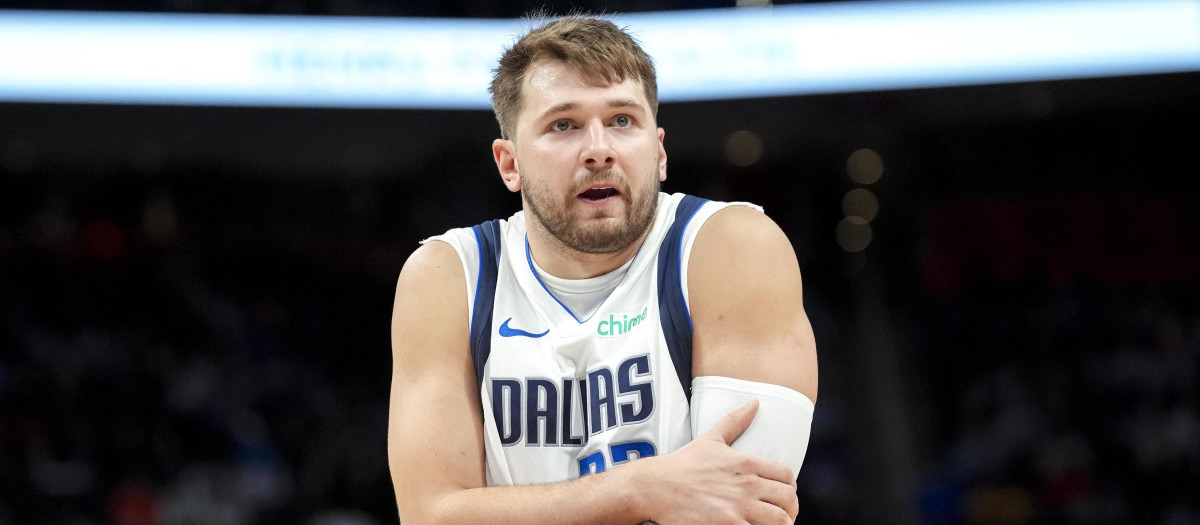 Luka Doncic volvió a hacer un triple-doble contra Detroit Pistons