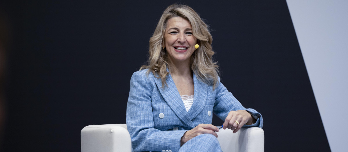 La líder de Sumar Yolanda Díaz