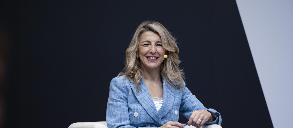 La líder de Sumar Yolanda Díaz