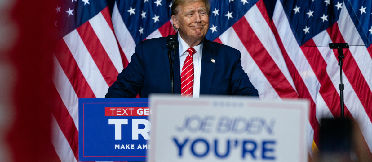 El expresidente de Estados Unidos y aspirante a la presidencia de 2024, Donald Trump