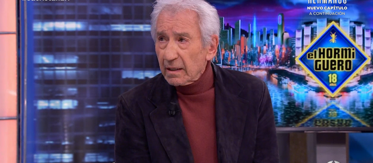 José Sacristán, en el programa de ayer en El Hormiguero