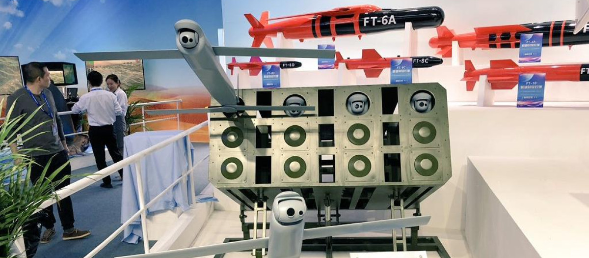 Dron suicida chino CH-901 controlado por inteligencia militar