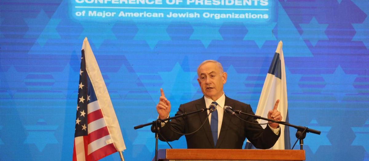 El primer ministro israelí, Benjamín Netanyahu