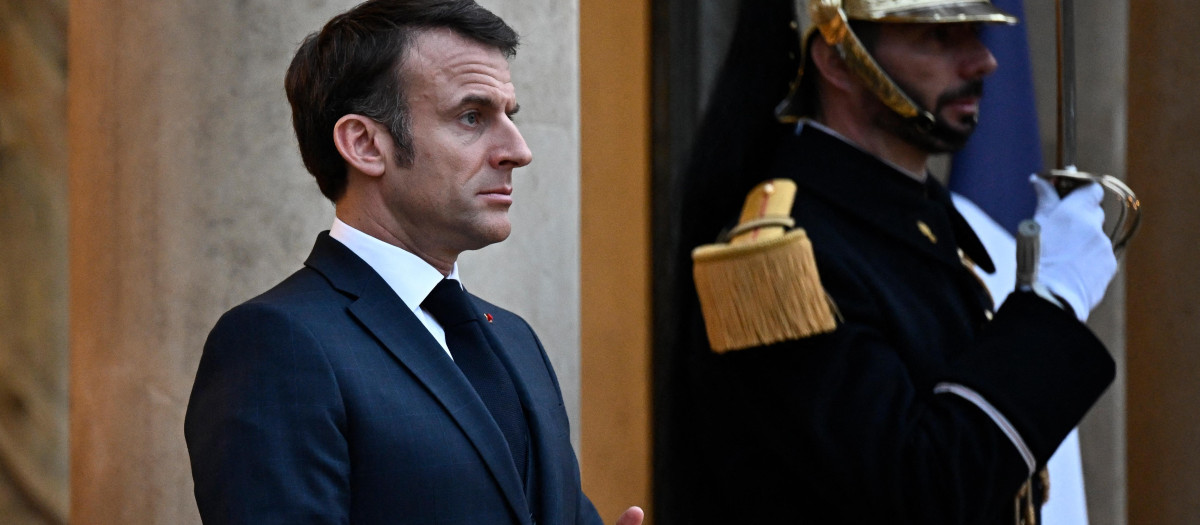 El presidente de Francia, Emmanuel Macron